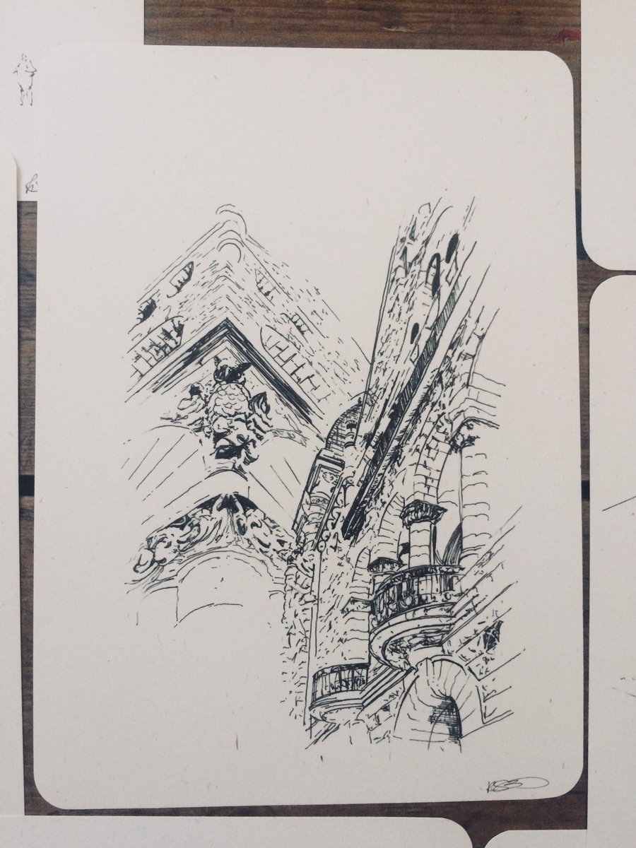 RachelJames18's tweet photo. 104Km walked and plenty of architecture visited! #Helsinki #Finland #Architecture #Sketch https://t.co/4RWpiNsVcQ