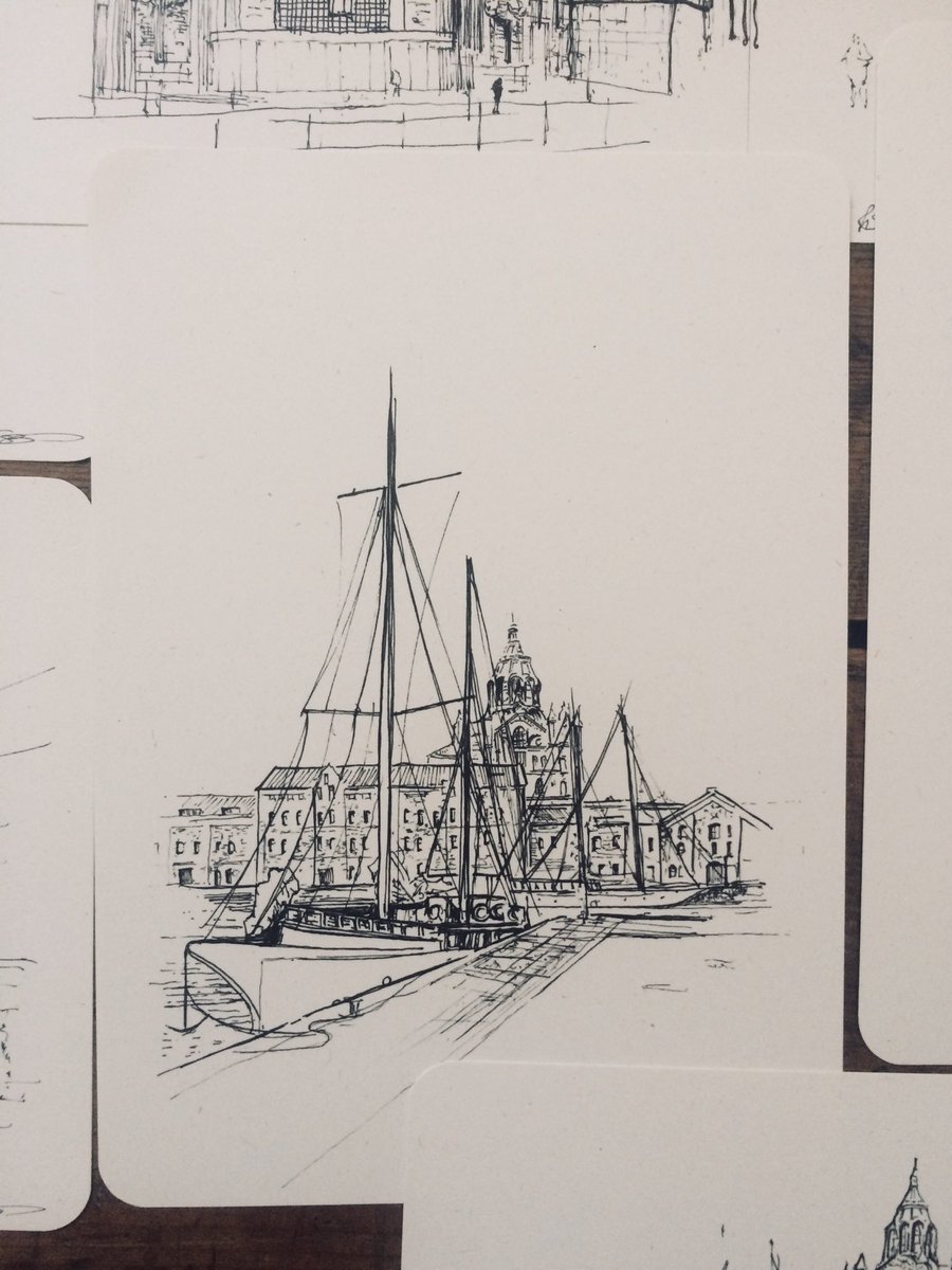 RachelJames18's tweet photo. 104Km walked and plenty of architecture visited! #Helsinki #Finland #Architecture #Sketch https://t.co/4RWpiNsVcQ
