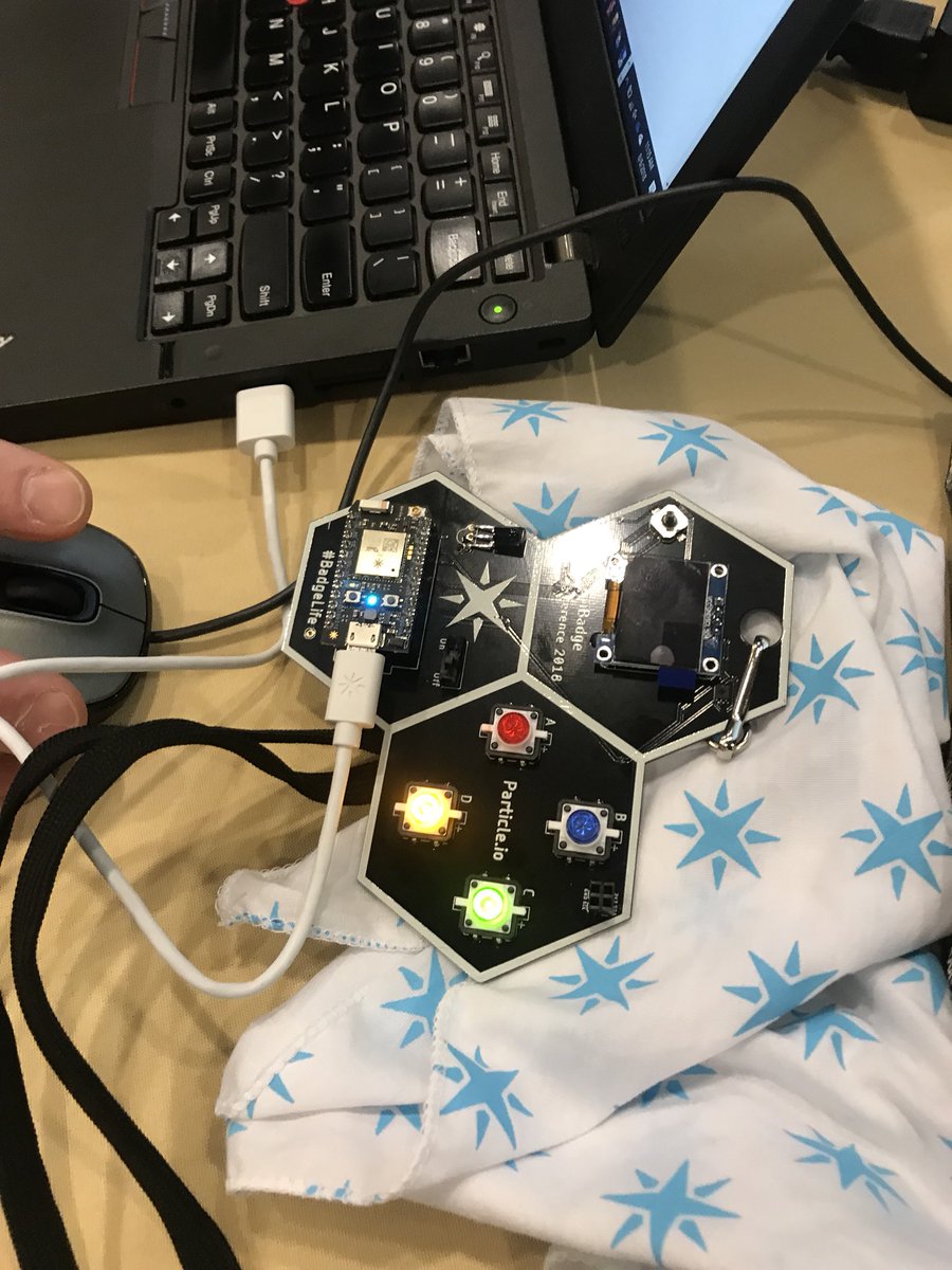 bdkowert's tweet photo. @particle purty lights! I want to make something too! #ParticleHunt https://t.co/pMKS4FYxrq