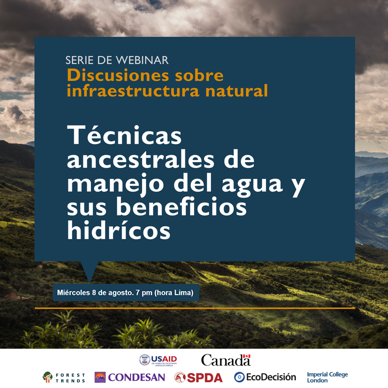 infoandina's tweet photo. El proyecto Infraestructura Natural para la Seguridad Hídrica te invita a participar en este webinar donde discutiremos dos casos de amunas: San Pedro de Casta presentado por @aquafondolima y Huamantanga presentado por @_CONDESAN 
Inscríbete aquí▶️https://t.co/b5IVop1OUa https://t.co/6XHFqTUkVW