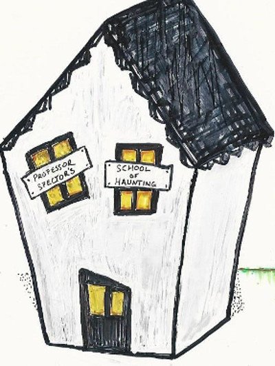 Ghoulish_Anja's tweet image. cover reveal of my new ghoulish comic, first installment hits #5280Geek later this week: Lil&apos;Boo starts his 1st day of school #writerslife