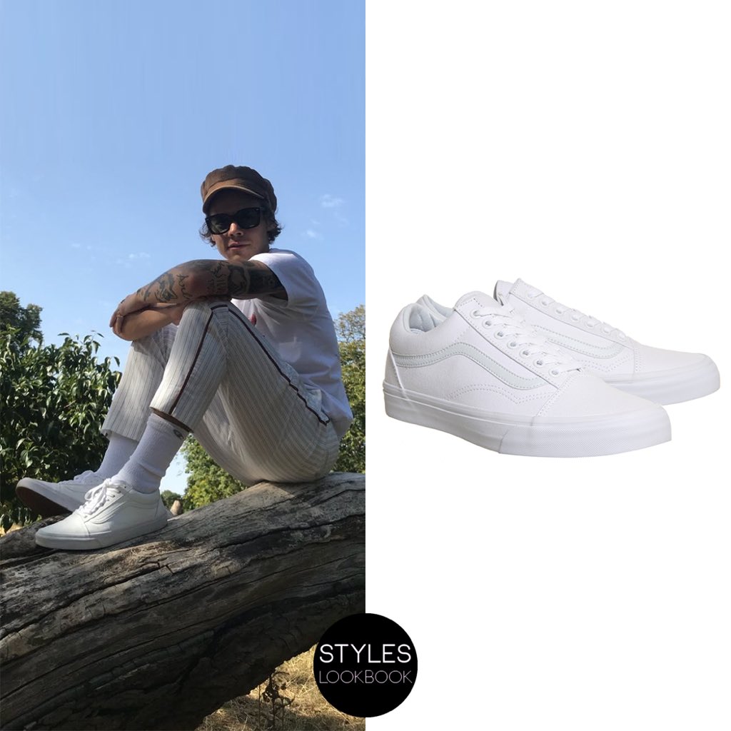 harry styles white vans