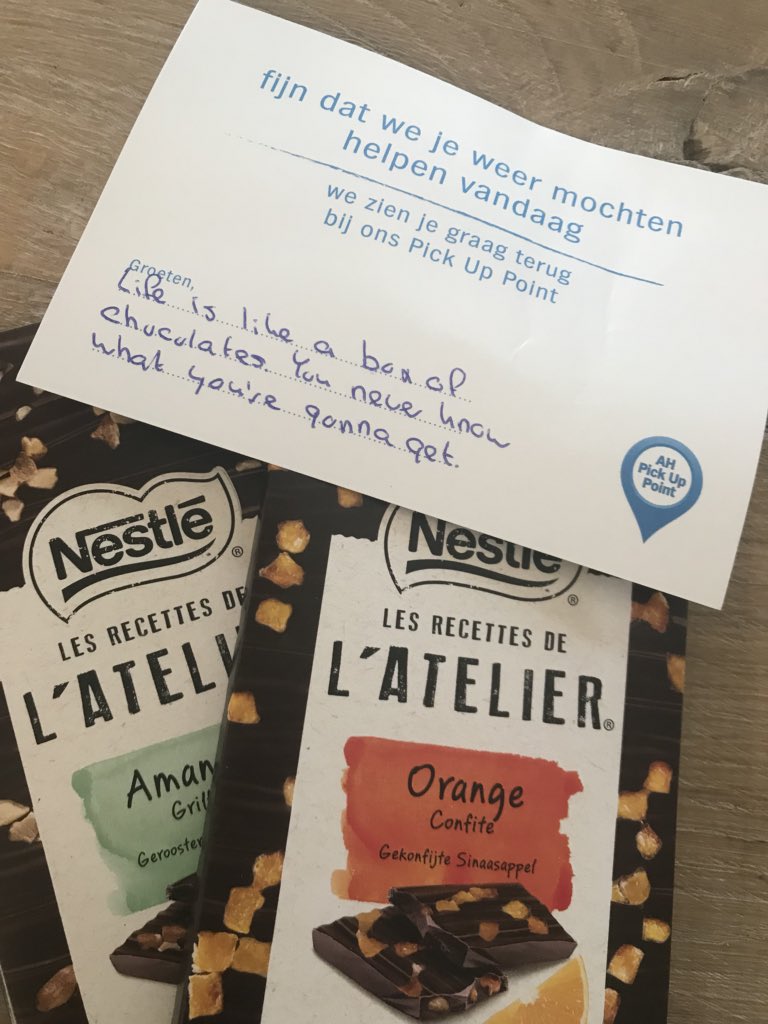 Leuk!! En gezellig als je je boodschappen na de vakantie komt ophalen #ah #leukeactie #boodschappenonline <a href="/albertheijn/">Albert Heijn</a>