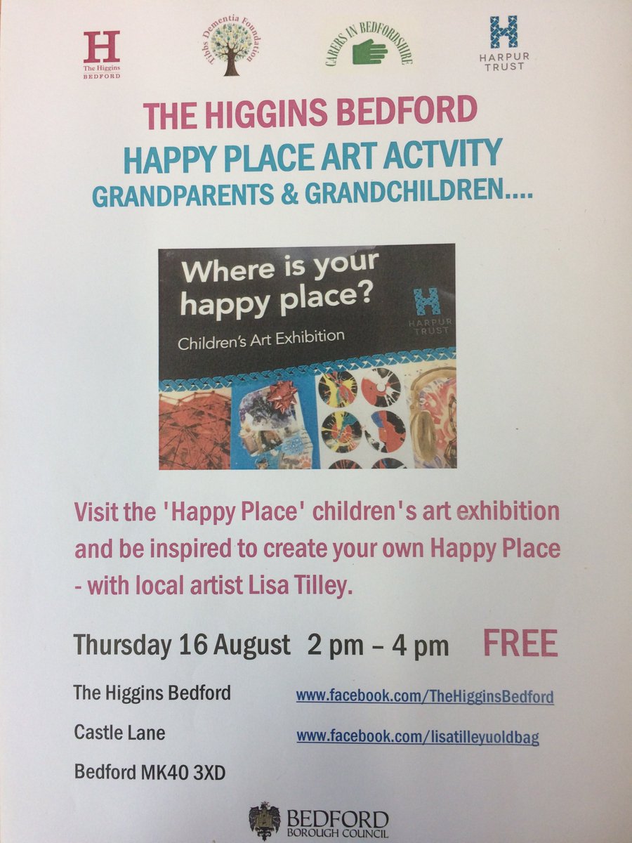 higginsbedford's tweet photo. Join us for the Grandparents and Grandchildren Happy Place art activity on 16th August. @CarersInBeds @uoldbag https://t.co/0RCqBg9nGd