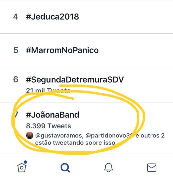 joaodamoedo's tweet photo. #JoãoNaBand em 7º no Trending Topics. Imagina a força no dia do debate? https://t.co/YJ0Bvp7hbr