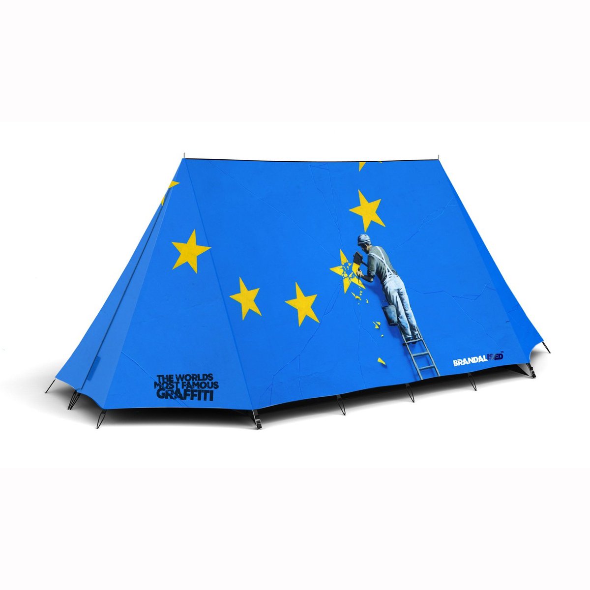 TroiaRun's tweet photo. Reserve your Euro Stars Man Street Art 2-Person Camping #fieldcandy #banksy #tent from us at Five Star Portugal today #orbseo #fun #designer #camping #street #graffiti #art #united #kingdom https://t.co/Qx14ORf9UP https://t.co/rmKXGsUqMn