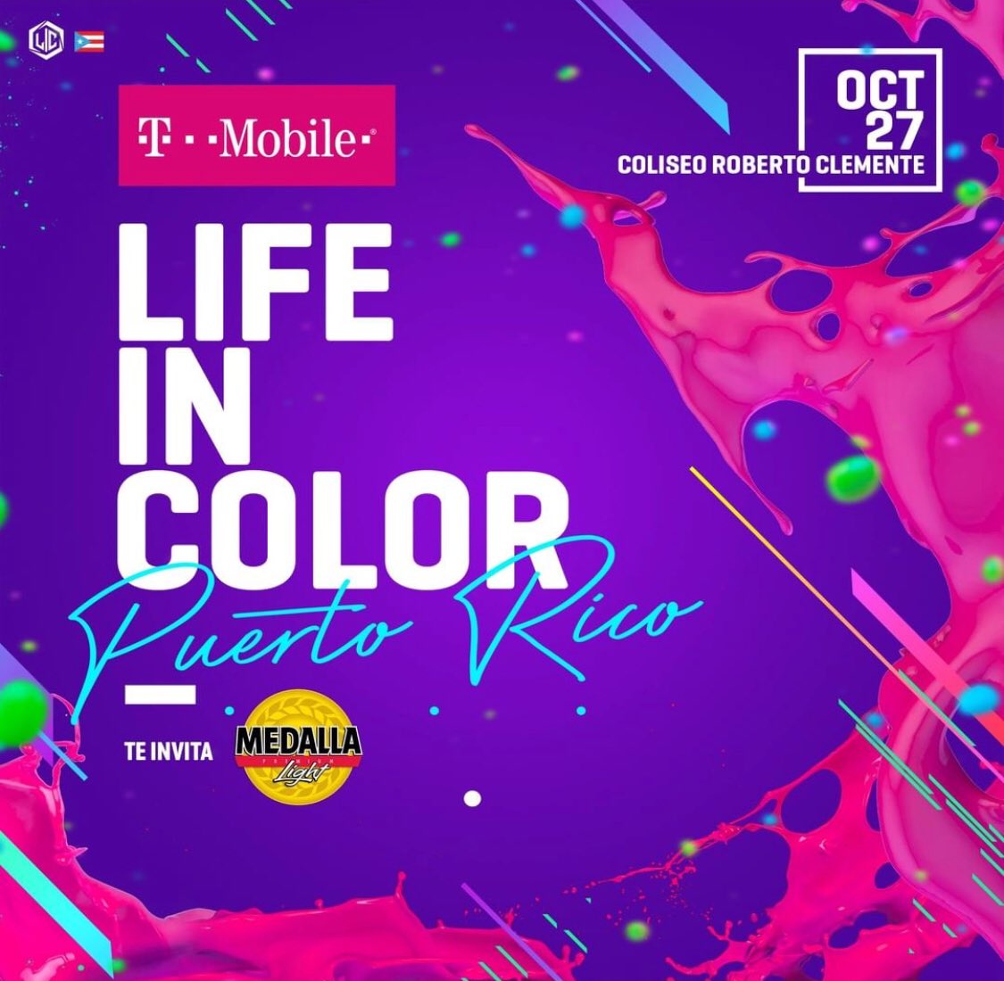 edmactive's tweet photo. It's back! El paint party más grande del mundo regresa a Puerto Rico 🙌 Adquiere tu taquilla este miércoles, 8 de agosto, en Fangig.
Stay tuned para más detalles 😎
#LifeInColorPR #LICPR #PaintParty https://t.co/TP2RavqJRL