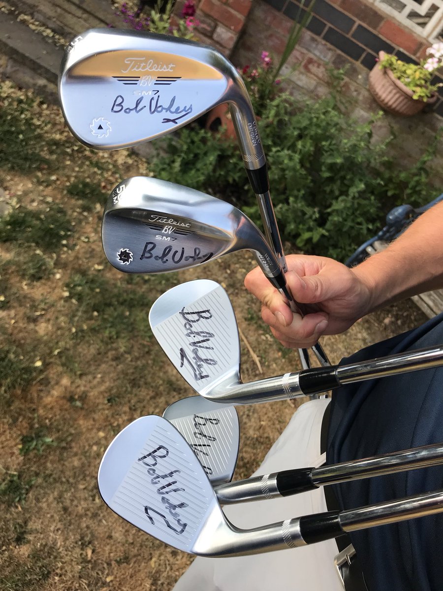 GolfLeicester's tweet image. Last chance to win a very rare Vokey wedge signed by the legend “Voke” himself! Simply RT and FOLLOW to enter. Winners will be drawn this Friday!