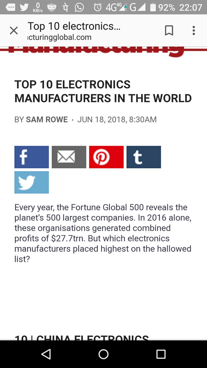 TeluguHindu's tweet image. U Claiming
#Holitech in top 3 electronics manufacturers

But Why it is not even top ten?

10 China Electronics Corpofation
9 Mitsubishi
8 Honey Well
7 LG
6 Amber
5 Panasonic
4 sony
3 Hitachi
2 FoxConn
1 Samsung

Where is Holitech? 

Top 3 in
#BhramaraVati ? 
Bluffing Again??
😂😂