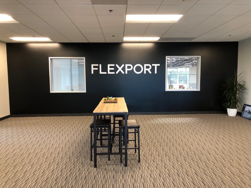 SuperiorSignsAG's tweet image. Flexport continues its branding campaign with office wall lettering in #ComptonCA! #Office #WallLettering #3DLettering ow.ly/d4mu30lhXui