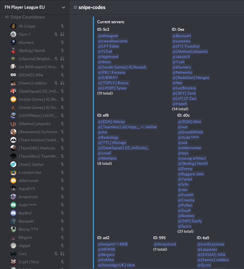 Fn Pro League On Twitter In Less Than 10 Hours We Ve Already Hit - fn pro league on twitter in less than 10 hours we ve already hit 2000 members have 100 man snipes going on for the eu you guys are blowing us out of