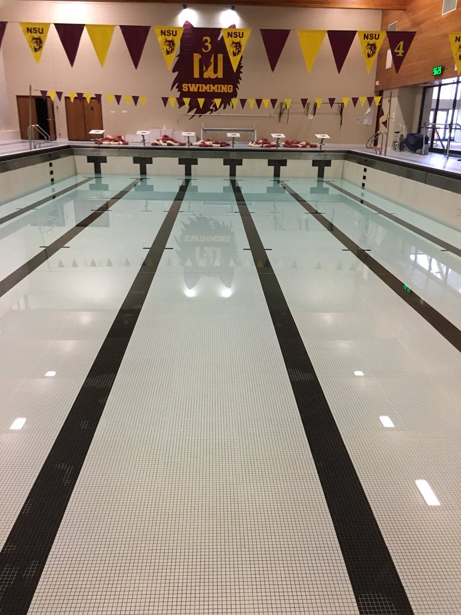 nsuwolves_sw's tweet image. Draining the pool for cleaning! #almosttime #practiceprep