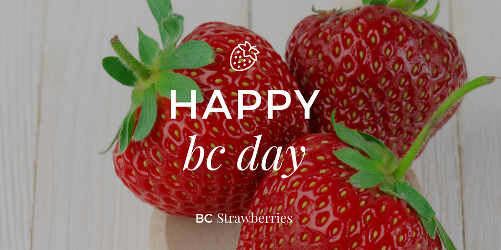 BCStrawberries's tweet photo. We are so grateful to live in such a beautiful province and get to enjoy plentiful and delicious local food. #HappyBCDay! https://t.co/rBBs0XSddy