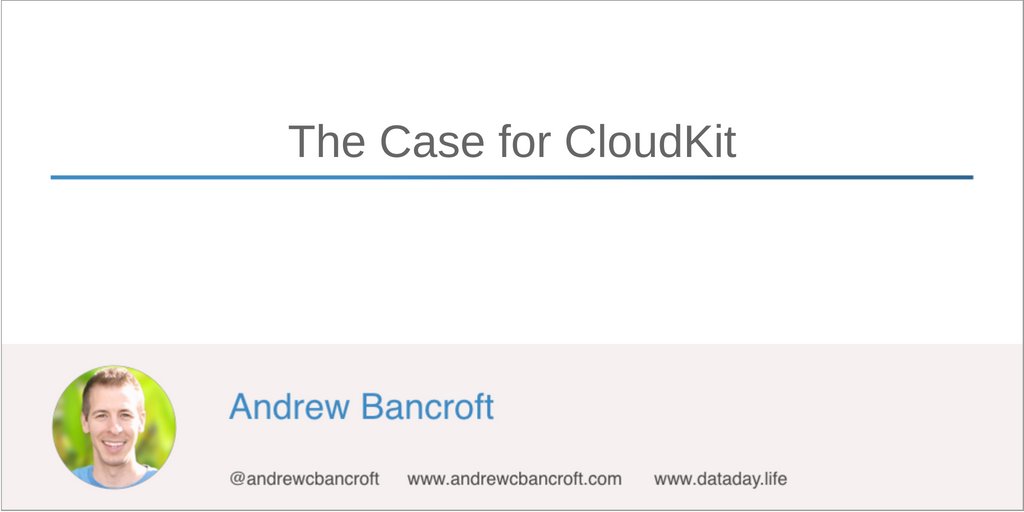 andrewcbancroft's tweet image. -New-

The Case for #CloudKit

Here’s how I tend break it down. The more of these that apply to you and your app development experience, the stronger the case for using CloudKit (in my opinion).

bit.ly/case-for-cloud…

#iOSDev