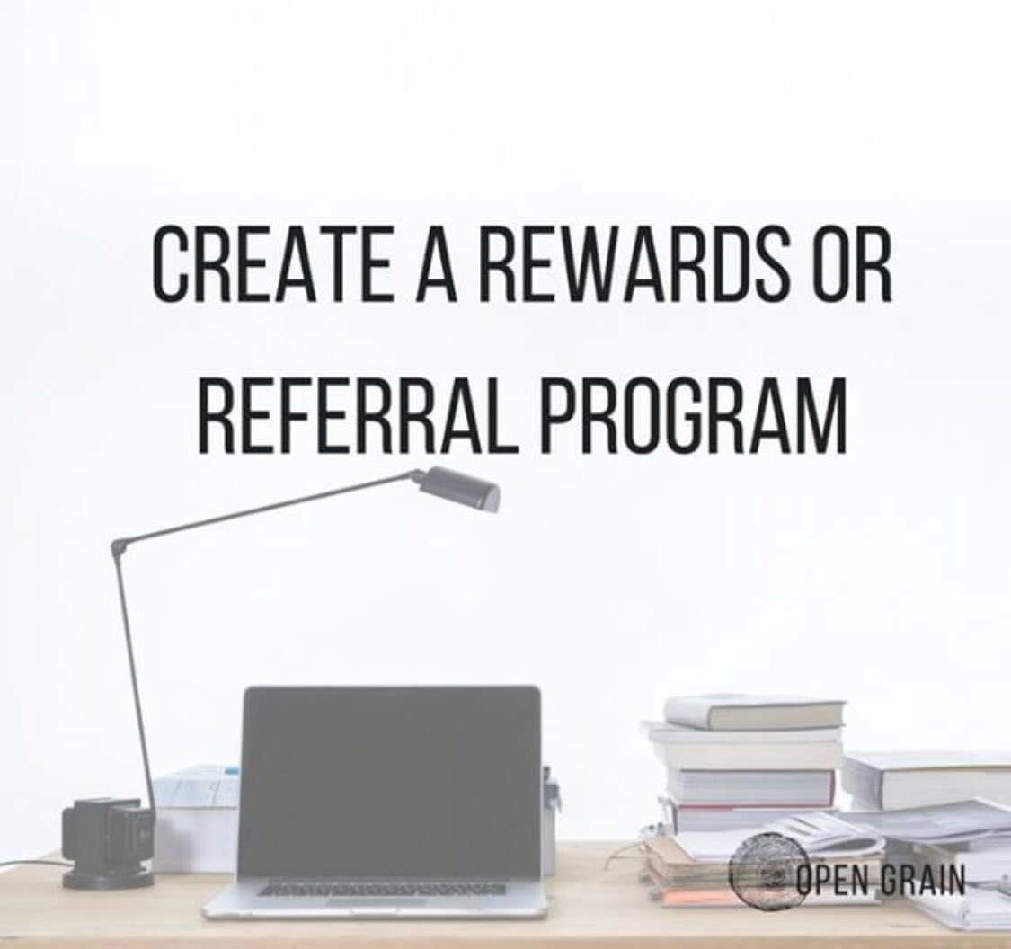 TheOpenGrain's tweet image. Who doesn’t love a good incentive? Our #marketingmonday tip is a great way to build loyalty and brand awareness. Already offer this? Tell us! #lfk #smallbusinessmarketing