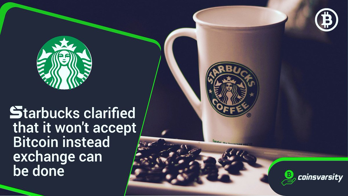 instagram.com/p/BmJV5bQAISU/…
For more updates follow <a href="/coinsvarsity/">coinsvarsity</a> 
#Starbucks #bitcoin #BTC #CryptoExchange #crypto #cryptocurrency #Blockchain #coinsvarsity
#starbuck