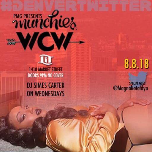 dubd_hme's tweet photo. #DenverTwitter y’all come out and show the city some love! We got the lovely @MagnoliaToldYa blessing us with her presence! S/O @YakknoChaser @ToneSkarfo
#PMGPresents #MunchiesWCW #DJSimesCarter 🎶🔥
This Wednesday!! https://t.co/vqQvyx1FtP https://t.co/0qj0f1GV4X