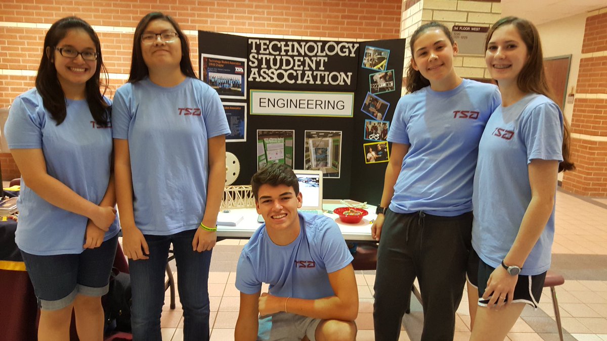 CRHS TSA officers at Round-up 2018. Aleena, Victoria, Tyler, Addie, and Monica. Luke is still on vacation.