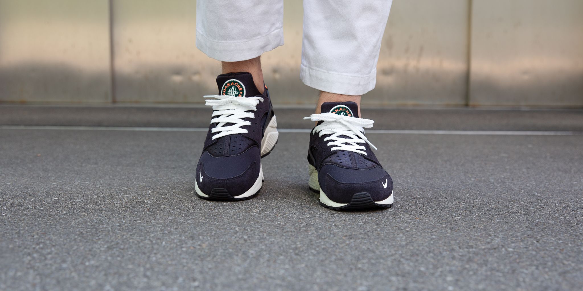 nike huarache oil grey