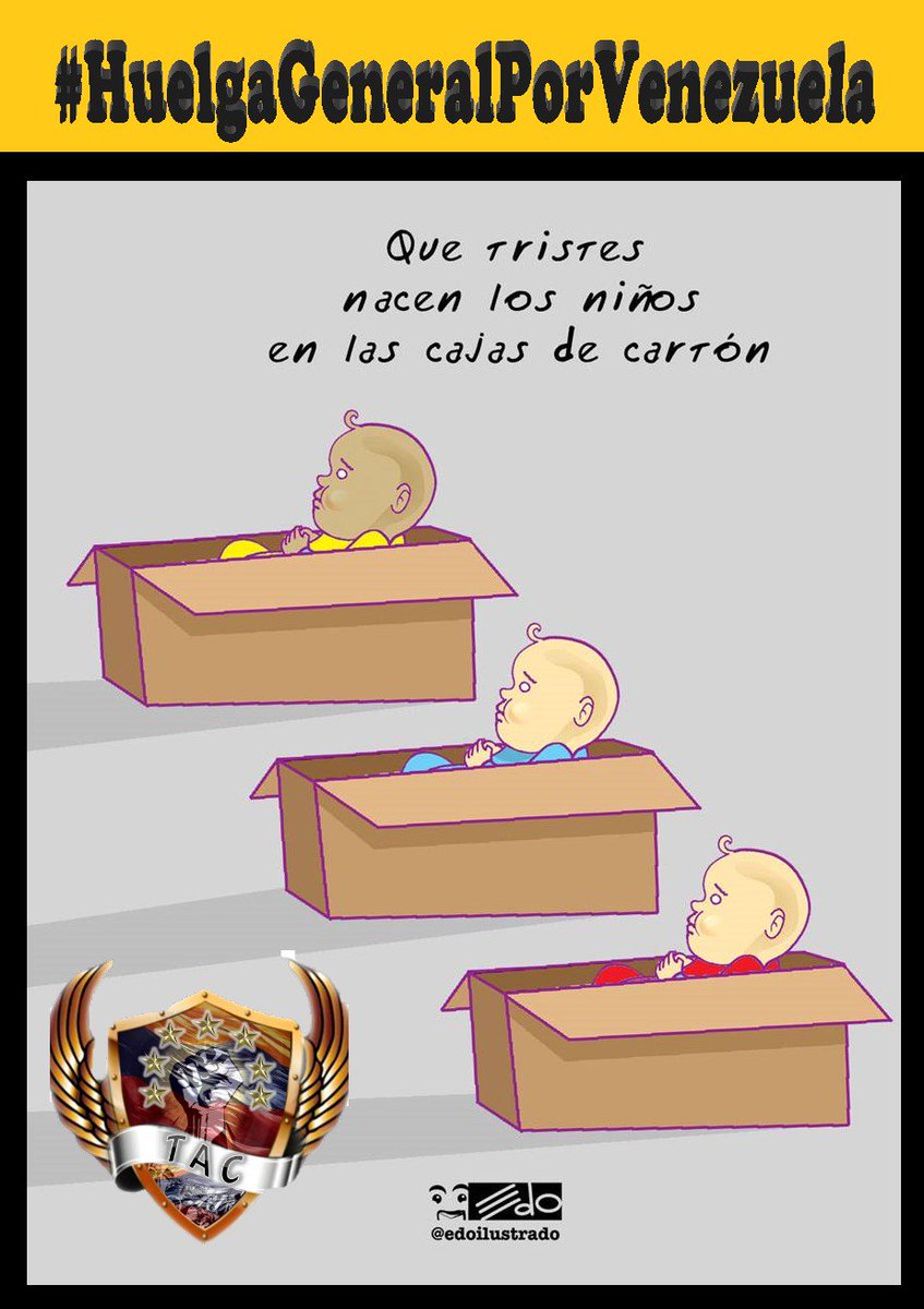 CalleYTeclado's tweet photo. #HuelgaGeneralPorVenezuela basta de esta humillante situación para nuestros hijos https://t.co/TO2UWkCyJJ