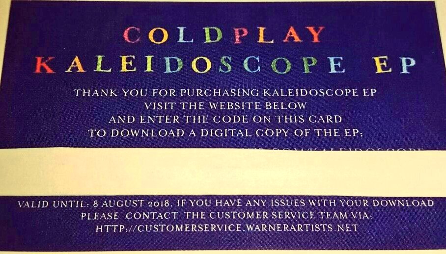 ColdplayFakts's tweet photo. The #RandomColdplayFacts #Coldplay #KaleidoscopeEP giveaway is over. Thanks to everyone who participated !
And the winner is...
@shreyarealone
Congratulations ! ๐You will receive a Twitter DM with the code within the next few minutes. https://t.co/10IWVGFtF9