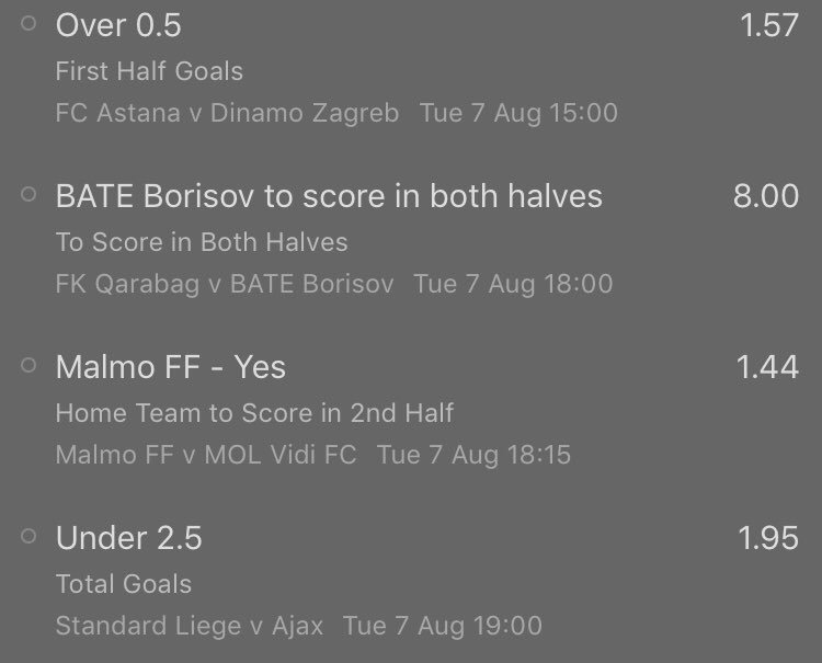 S1Tips's tweet image. 4 fold with the singles. Again low stakes