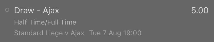 S1Tips's tweet image. Long shot for the Ajax fixture tomorrow. Low stakes as always for the long shots