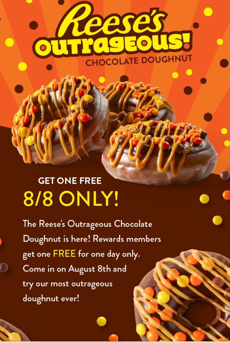 OCFoodieGirl's tweet photo. Have you seen the NEW donut @krispykreme #OC?! Download the app and join their rewards program to get one FREE this Wednesday, August 8th! #oceats #ocfreebies #ocsweets https://t.co/fDXKNcJdMn