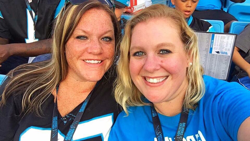 BriStarnes's tweet photo. @Panthers Fan Fest 2017! #pantherslogochallenge https://t.co/nnVC6jSZbK
