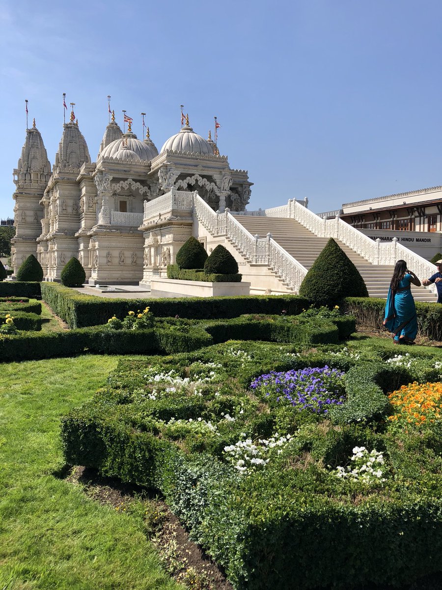 Spent a glorious day filming at BAPS swaminarayan mandir in Neasden. Thanks to all for such superb hospitality.