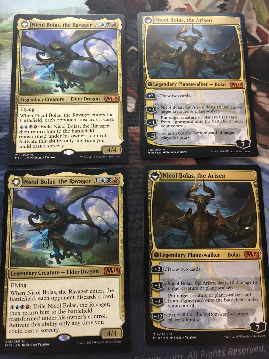 Ponder_Podcast's tweet image. Giveaway Time! 

Celebrating four months of podcasting, our PT special edition episode, and our first guest @JimDavisMTG on Thursday we’re giving away a playset of Nicol Bolas, the Ravagers! 

Follow and RT to enter, and enjoy the podcast 💕