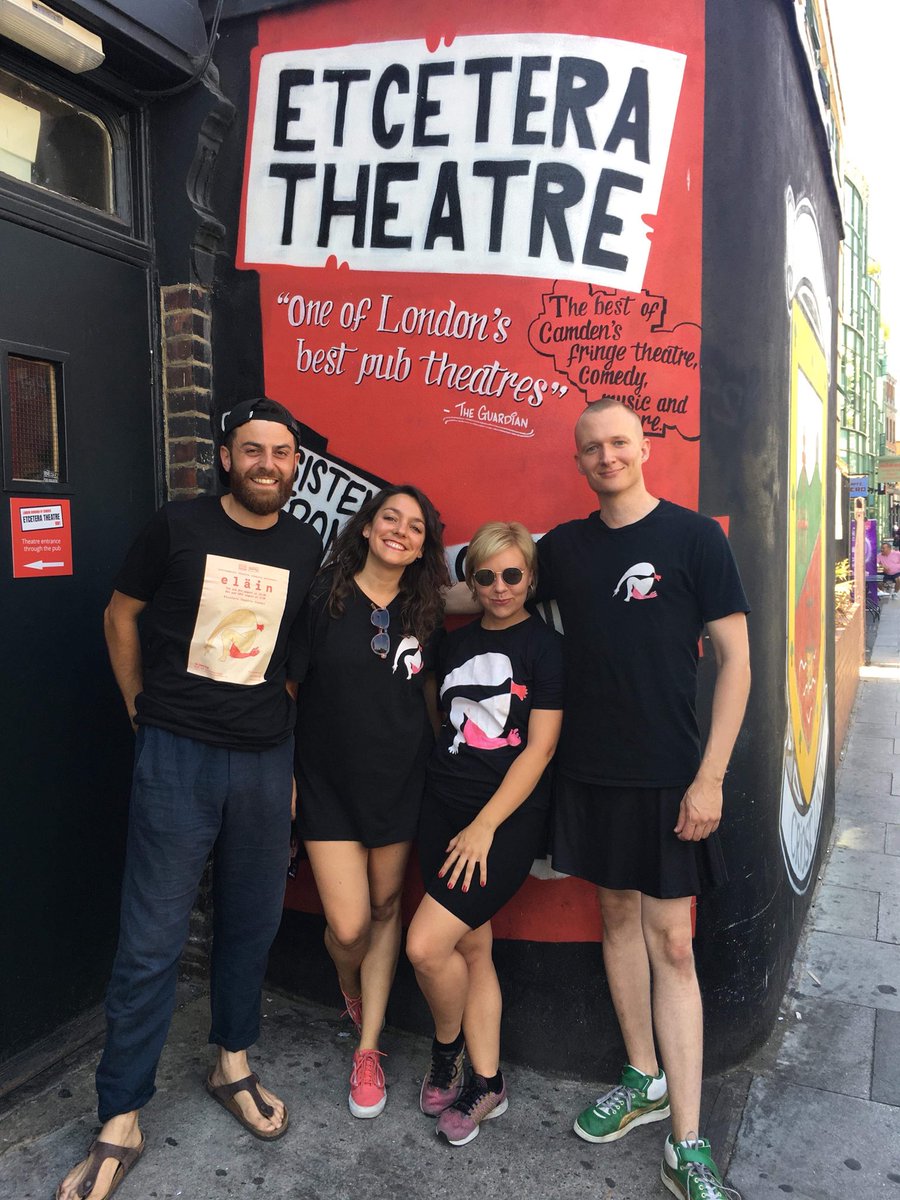 Intramoenia1's tweet photo. WHAT A TEAM! Tech done and 
@Intramoenia1 is ready for eläin at the @EtceteraTheatre @CamdenFringe  

You can book your tickets here: https://t.co/jWt6ORa80X

#theatre #physicaltheatre #spokenword #eläin #tickets #london https://t.co/UsoHg5vvN9