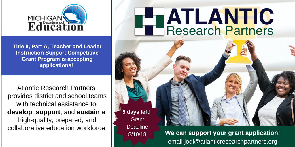 The Michigan Dept of Education is providing $2M in grant funding to develop, support, and sustain a high-quality education workforce. What are you currently doing to support and develop your teachers and leaders? bit.ly/2uSD3nR