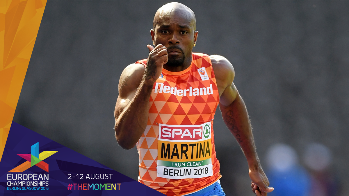 EuroAthletics's tweet photo. “My ambition is to perform better than last time - to win with a better time than in 2016."

Reigning European champion Churandy Martina began his title defence with a 10.24 clocking in the 100m heats in Berlin.

https://t.co/xYp6lJQ3AW

#EC2016 https://t.co/3ZDhcHtFEM