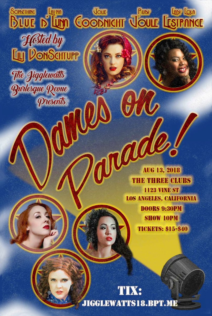 ONE NIGHT ONLY Monday Night Tease Presents The Jigglewatts! Aug 13th! - mailchi.mp/fb67ad511555/o…