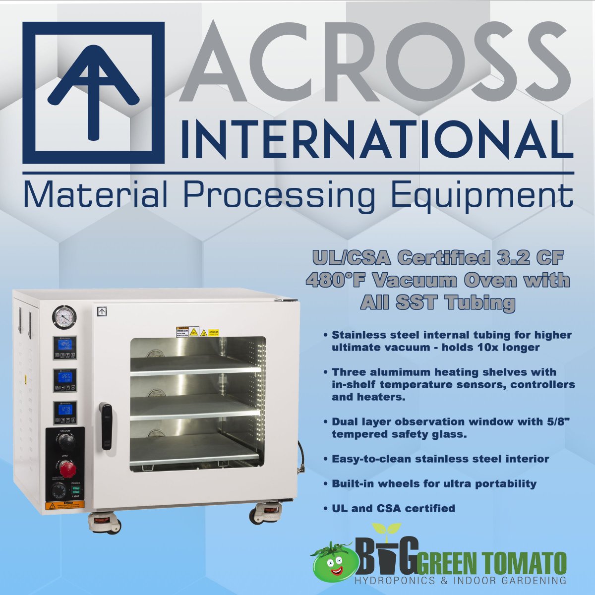 BIGGreenFarmers's tweet photo. Ovens and Freezers and Rotos, Oh my! Across International gear has arrived! Follow @acrossintl 👈✌️😉#acrossintl #aifam #aivacuum #vacuumoven https://t.co/m5H720adaA