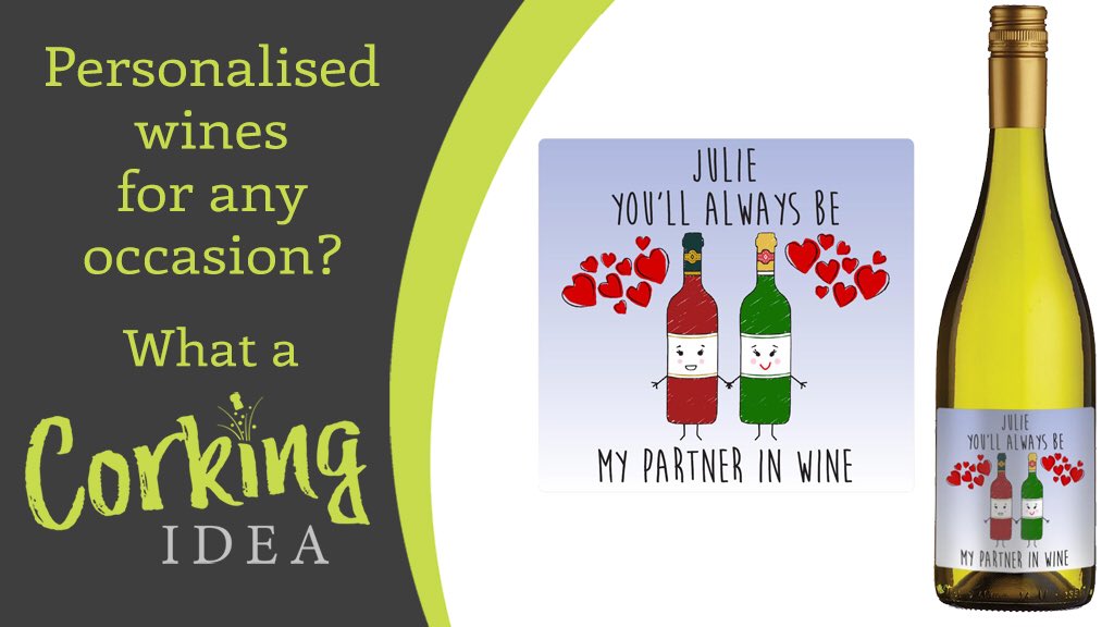 corkingidea's tweet photo. We all have that partner in wine! 

Shop here now > https://t.co/RFvr3lUSZY

#personalisedwine #giftideas #giftinspiration https://t.co/jufBlbseBP