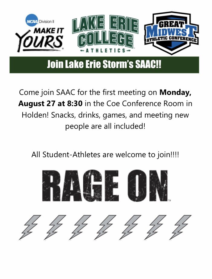 Mark your calendar! SAAC is BAAC! First meeting will be held Aug 27 in the Co Conference too. Be there or be square. #SAAC