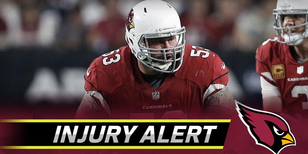 NFL's tweet image. .@AZCardinals center A.Q. Shipley suffers torn ACL: on.nfl.com/yMYnoC