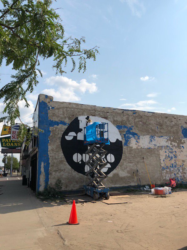 noselanariz's tweet photo. happy to have done this mural in Gary, Indiana this past w.e as part of the #paintGary ongoing project. Every help is welcomed https://t.co/Pe75DPTrIh https://t.co/3SvGsJNOWL