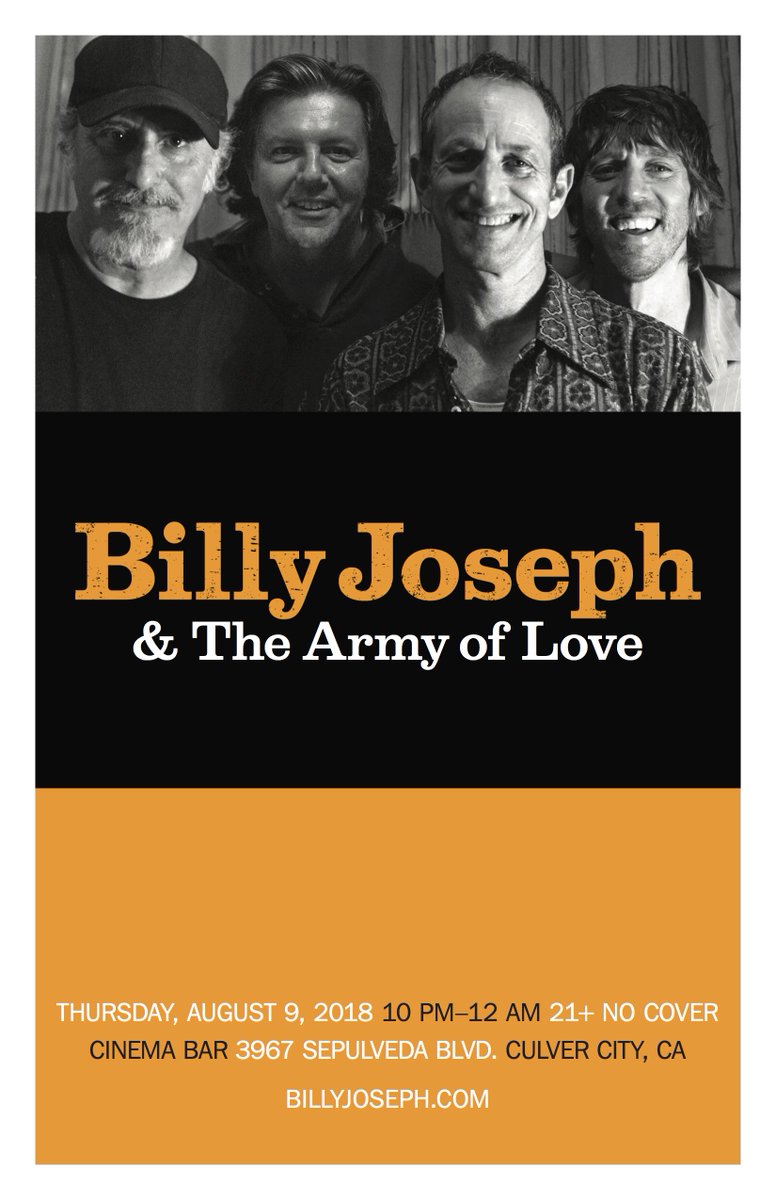 Billy Joseph & The Army of Love tweet media