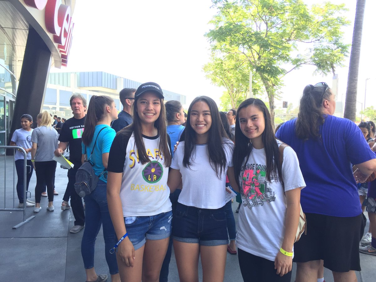 Players from the #OCRGold team were graciously afforded to get a glimpse, chat and took photos with #OCRAlum <a href="/33katielou/">Katie Lou Samuelson</a> at the @LA_Sparks game prior to supporting other alum and sister <a href="/ksam44/">Karlie Samuelson</a>. What an awesome family. #RhythmNation <a href="/OCRhythmHoops/">OC Rhythm Basketball</a> <a href="/RhythmOc/">Carlos Ballestero</a>