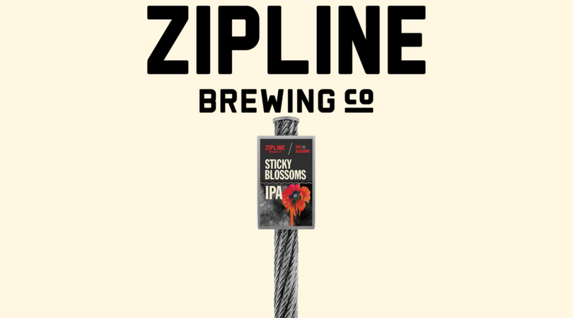 ziplinetaproom's tweet image. Join us and Roaming Tacos @ziplinetaproom for Sticky Blossoms IPA tapping this Friday, 8/10. Orange blossoms and honey dance with an obscene amount of citrusy hops in this ooey-gooey unfiltered IPA created with the help of Omaha band @ickyblossoms. 
#collaboration #stickyicky