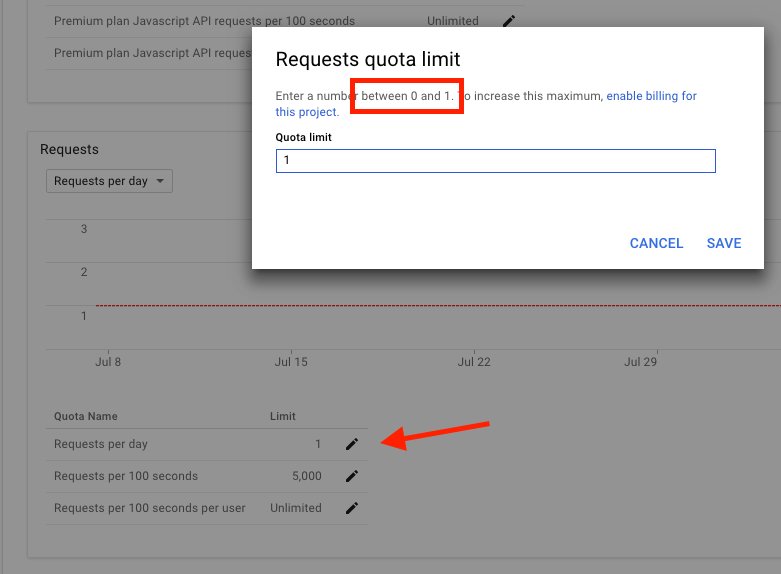 Literally 1 request per day now for un-paid use of Google's Geocoding API?  I mean, I'm not trying to be a mooch, but that's not even enough to test with. #javascript #development #google #geocoding