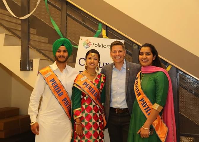 PunjabMB's tweet photo. Wonderful start of Punjab Pavilion 2018, Folklorama49.
Thanks everyone who visiting us on Day 1. Looking forward to do more bhangra moves with many more till Aug 11
#folklorama49 #punjabpavilion #myfolklorama https://t.co/iBCEqfwseg