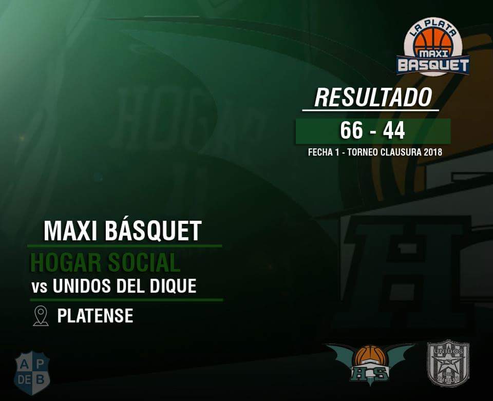 hogarsocialok's tweet photo. BÁSQUET 🏀| MAXI BÁSQUET ~ Debut con victoria para el maxi básquet en el clausura frente a Unidos del Dique.

#HogarCrece🇳🇬 #DaleVerde💚 https://t.co/p2roeu4SZi