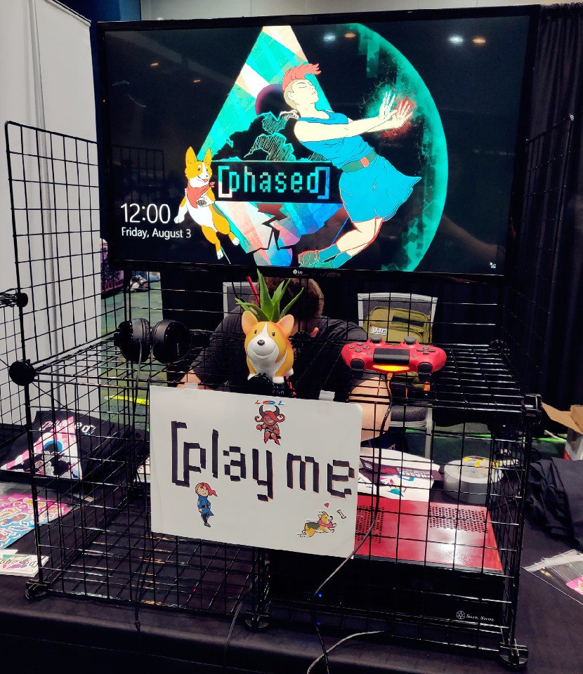 PhasedGame's tweet photo. #videogame #indie #kuronekocon https://t.co/aRoITEcc3D