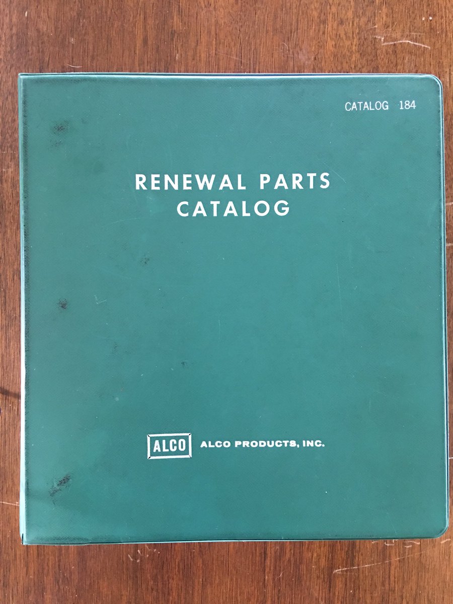 loucapwell's tweet image. When your railroad has ALCos, you need manuals. We’ve got the full complement on our bookshelf. #trainstuff