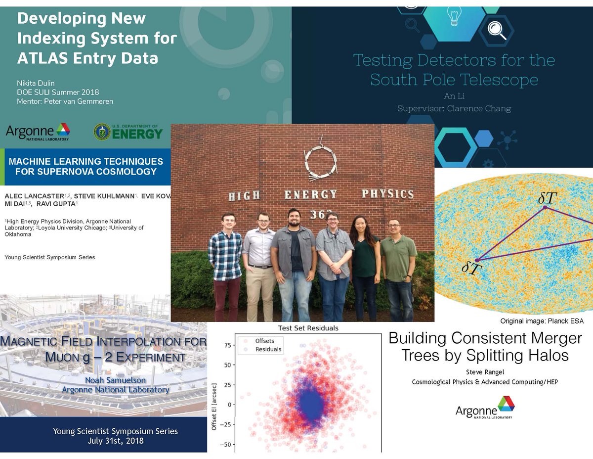 ArgonneHEP's tweet photo. Thank you to all of the speakers at our recent Young Scientist Symposium! It was fantastic to learn about some of the exciting work accomplished by HEP students and post docs this summer! https://t.co/5A3FrmY6JM