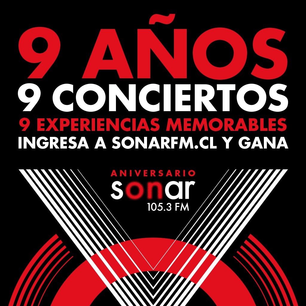 sonarfm's tweet photo. CONCURSO | #SonarAniversario Gana un pack doble de entradas para 9 conciertos con el Sonar Aniversario https://t.co/9g5mY2TJUB https://t.co/uwWMLng8EN